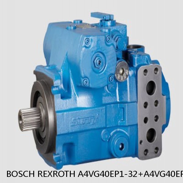 A4VG40EP1-32+A4VG40EP1-32 BOSCH REXROTH A4VG VARIABLE DISPLACEMENT PUMPS