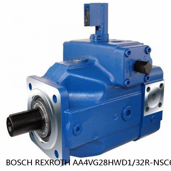 AA4VG28HWD1/32R-NSC60F005S BOSCH REXROTH A4VG VARIABLE DISPLACEMENT PUMPS