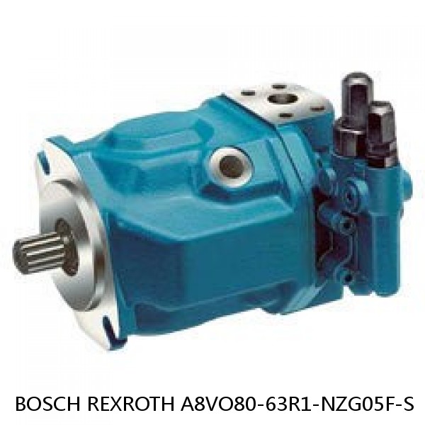 A8VO80-63R1-NZG05F-S BOSCH REXROTH A8VO VARIABLE DISPLACEMENT PUMPS