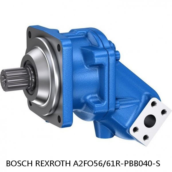 A2FO56/61R-PBB040-S BOSCH REXROTH A2FO FIXED DISPLACEMENT PUMPS