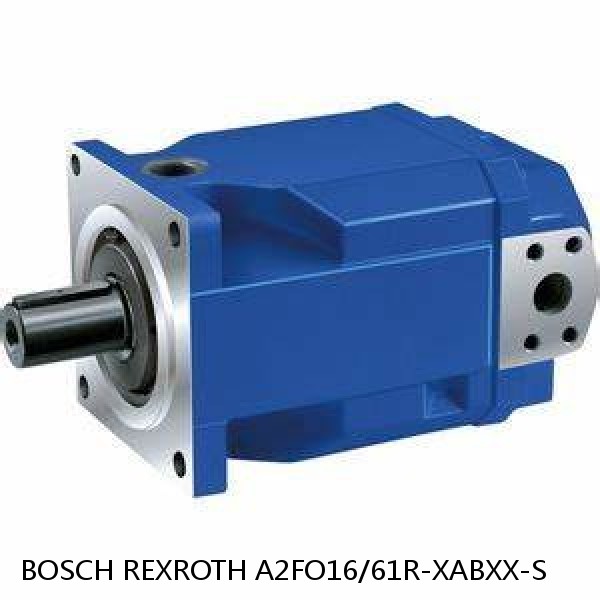A2FO16/61R-XABXX-S BOSCH REXROTH A2FO FIXED DISPLACEMENT PUMPS #1 image